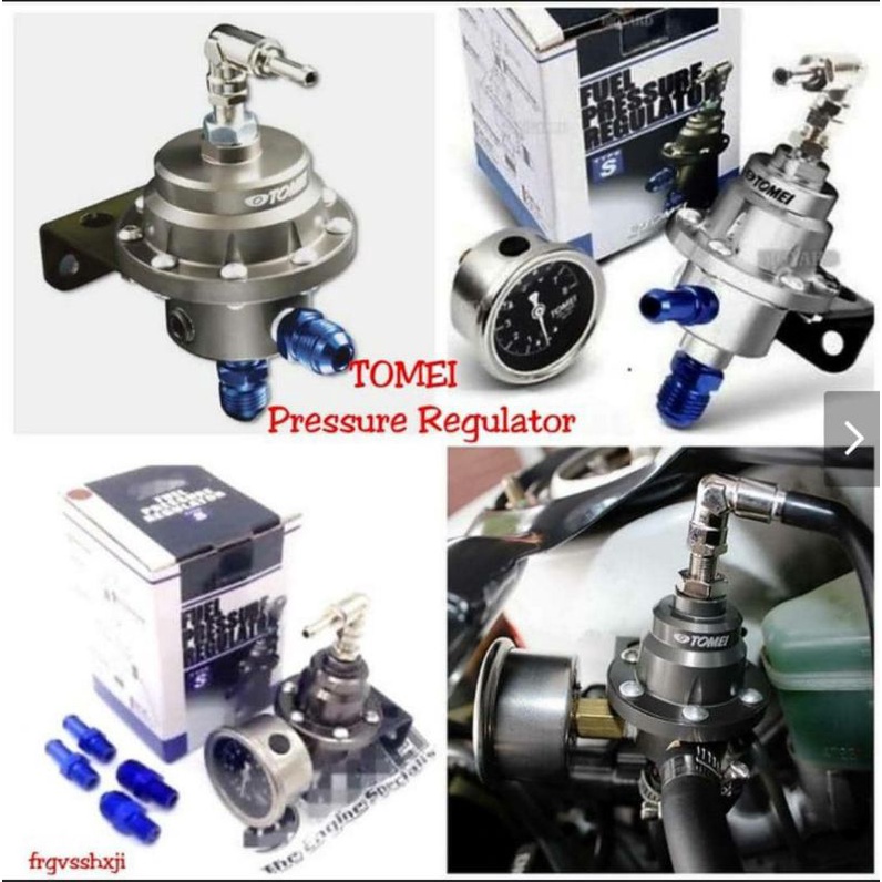 TOMEI Fuel Regulator FPR Type S with oil meter 1 set fuel adaptor