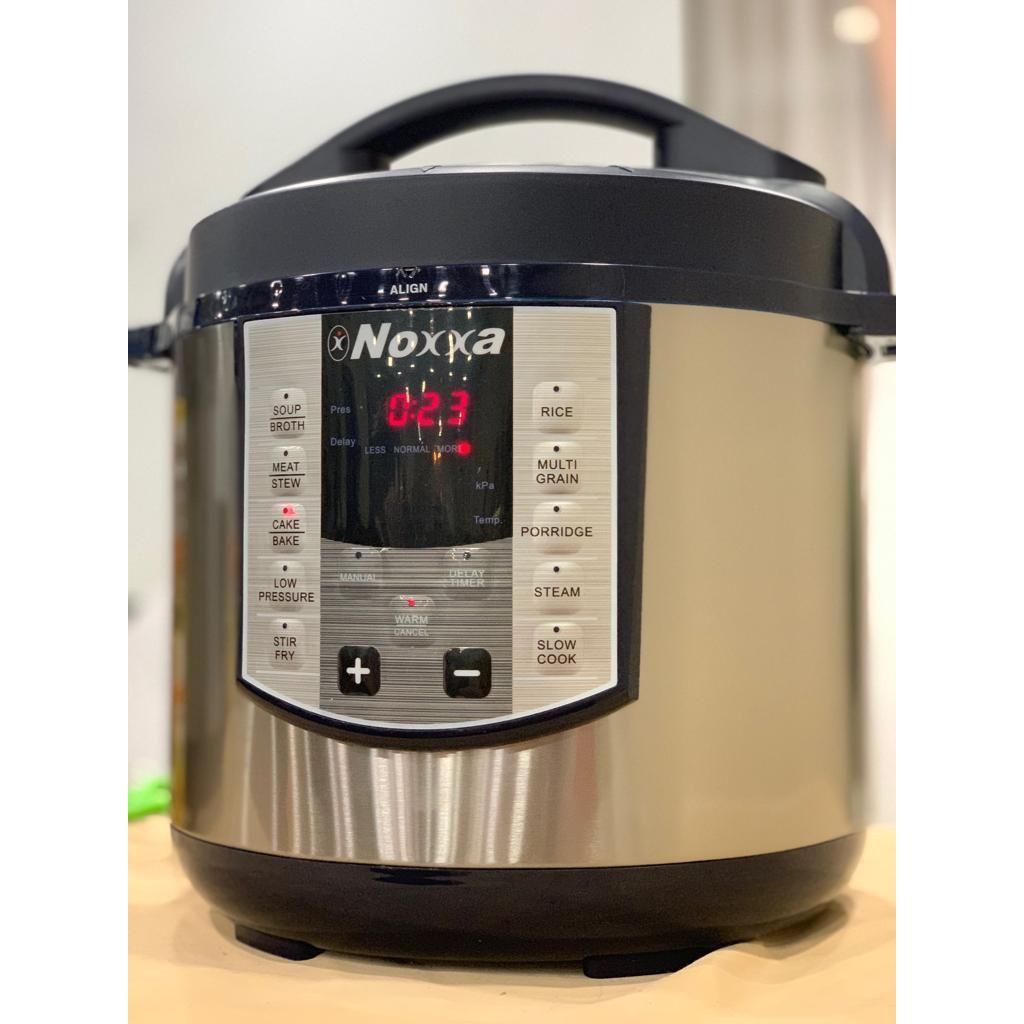 NOXXA PERIUK TEKANAN MULTIFUNGSI ELEKTRIK (PRESSURE COOKER) Shopee