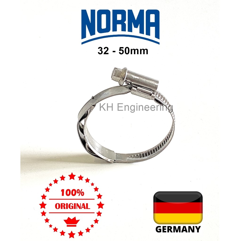 NORMA TORRO WF Auto Tension Clip Hose Clamp [32 50mm] Stainless Steel