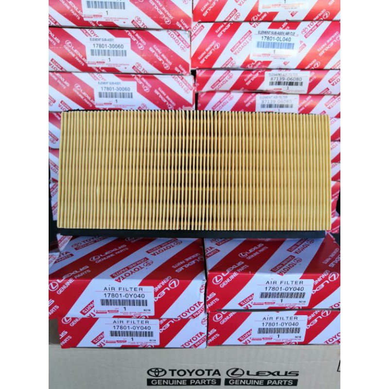 TOYOTA Engine Air Filter Vios Yaris Rush Avanza (1pc) SKU: 17801-0Y040