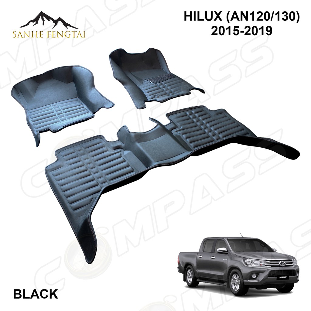 Toyota Hilux 5D Carpet Floor Mat Shopee Malaysia