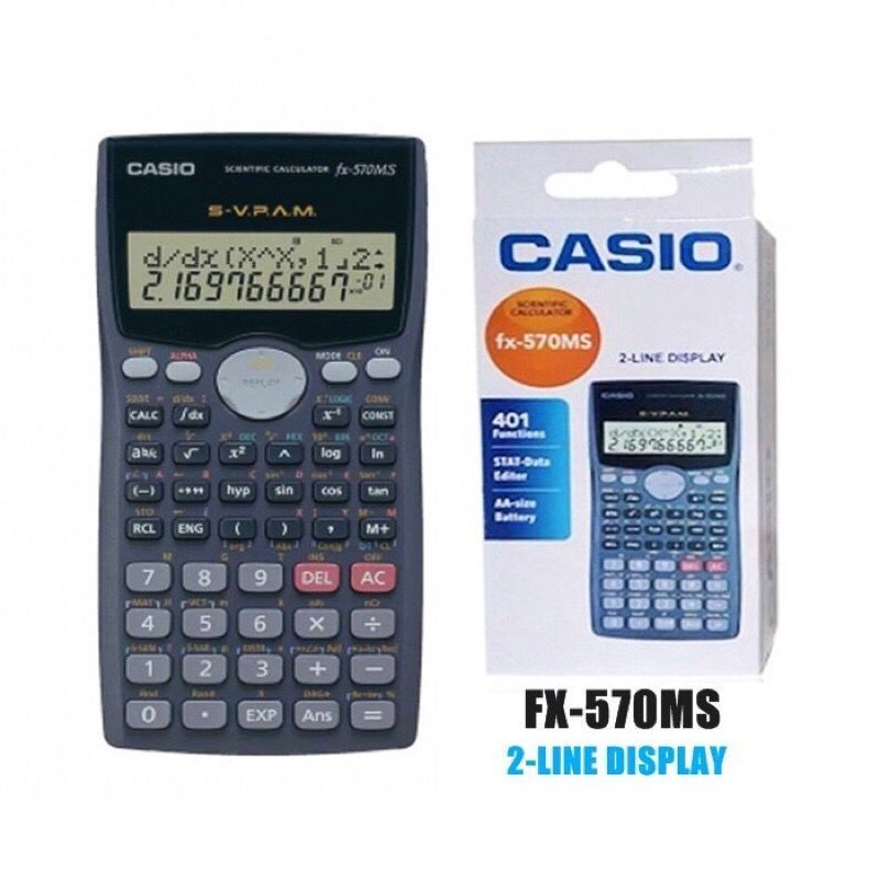(1 Year Warranty) Casio Scientific Calculator FX570MS 1st & 2nd