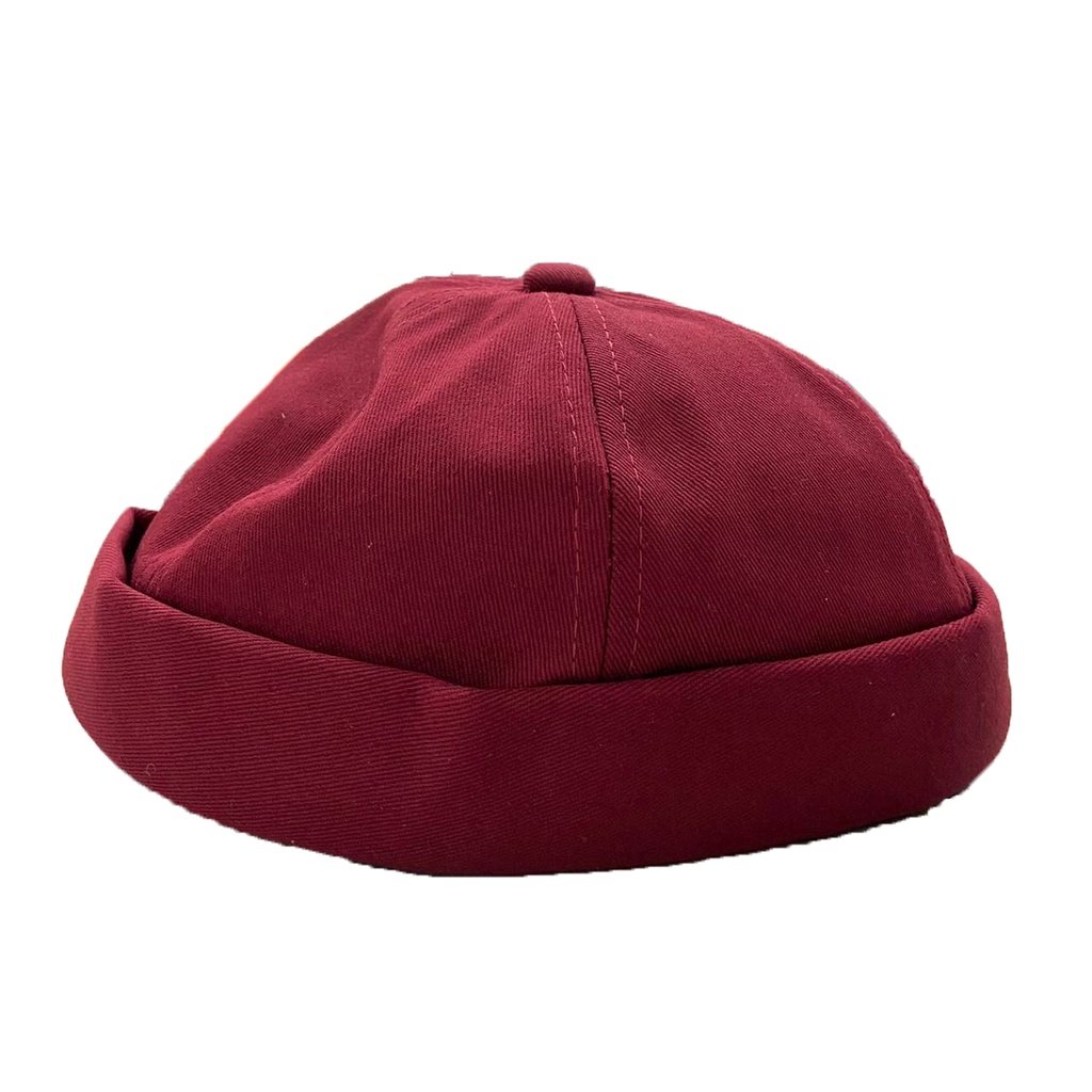 Gildan Plain Solid Brimless Adjustable Skull Baseball Cap Docker Hat