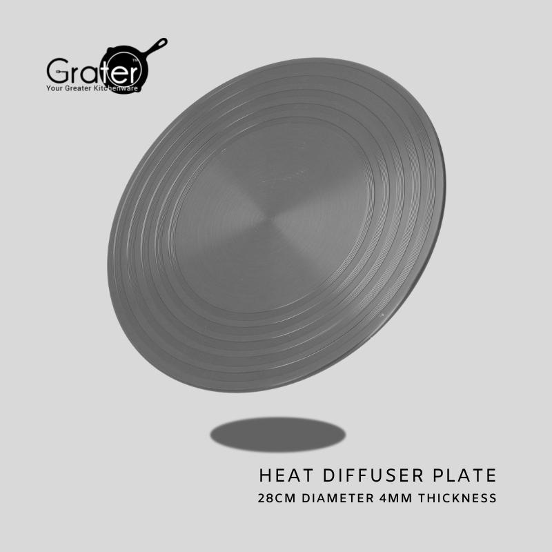 GRATER Heat Diffuser Plate for Enameled Cast Iron Cookware Protector on