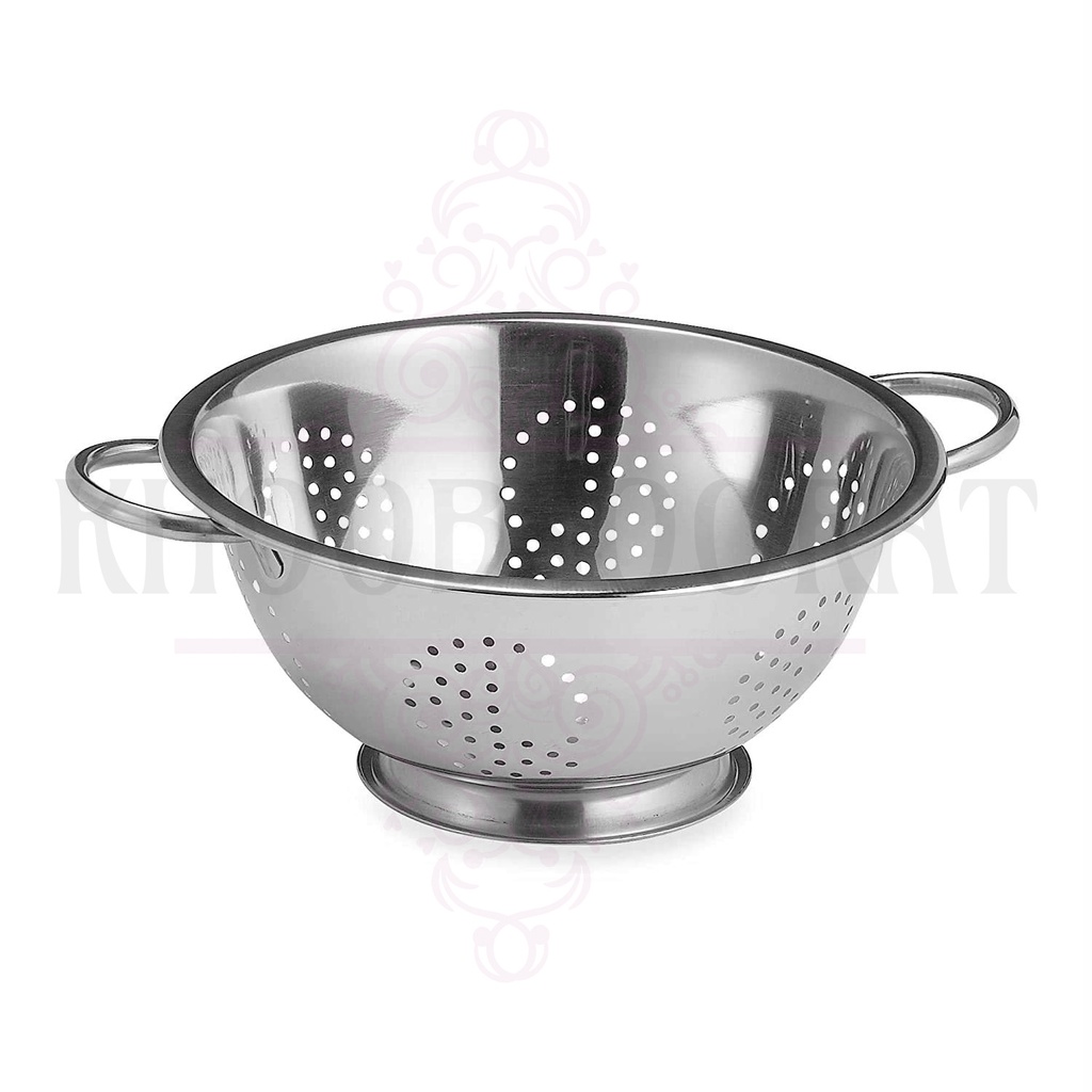 Multi Purpose S.S Colander,Strainer,Sieves with Pudding BaseThick