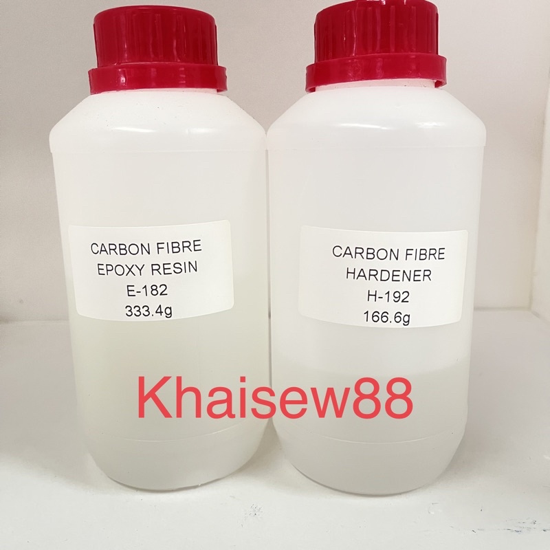 CARBON FIBRE High Gloss Epoxy Resin / EPOXI RESIN 21 1/2kg set, 1kg