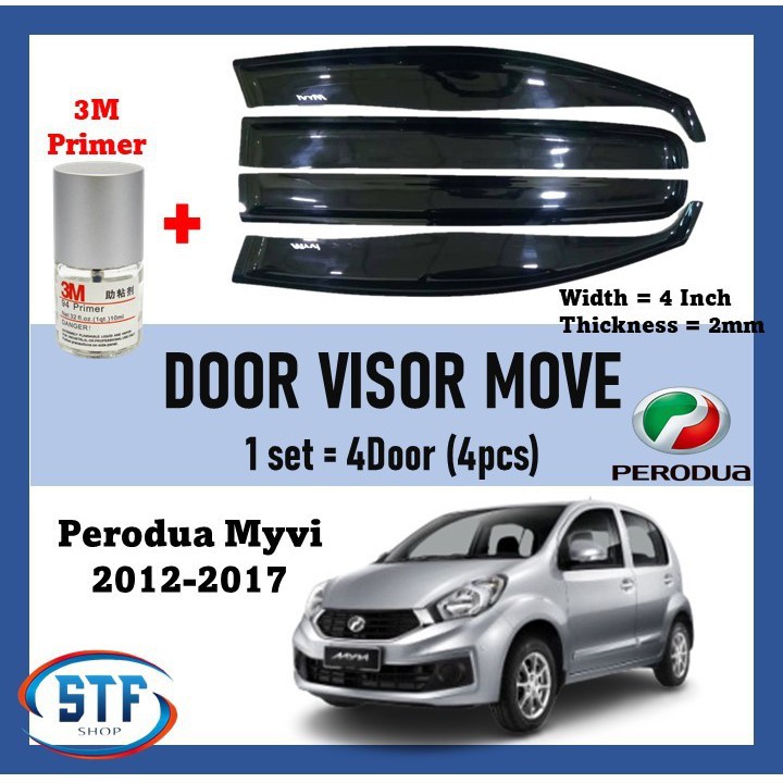 Perodua Myvi 20122017 /Myvi SE / Myvi Lagi Best /Myvi Icon Door Visor