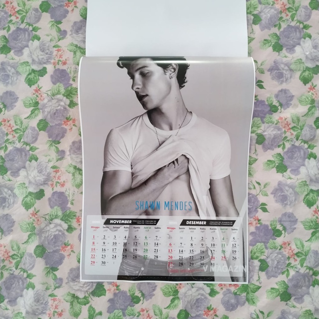 2025 Shawn Mendes Wall Calendar (contains 6 sheets) Shopee Malaysia
