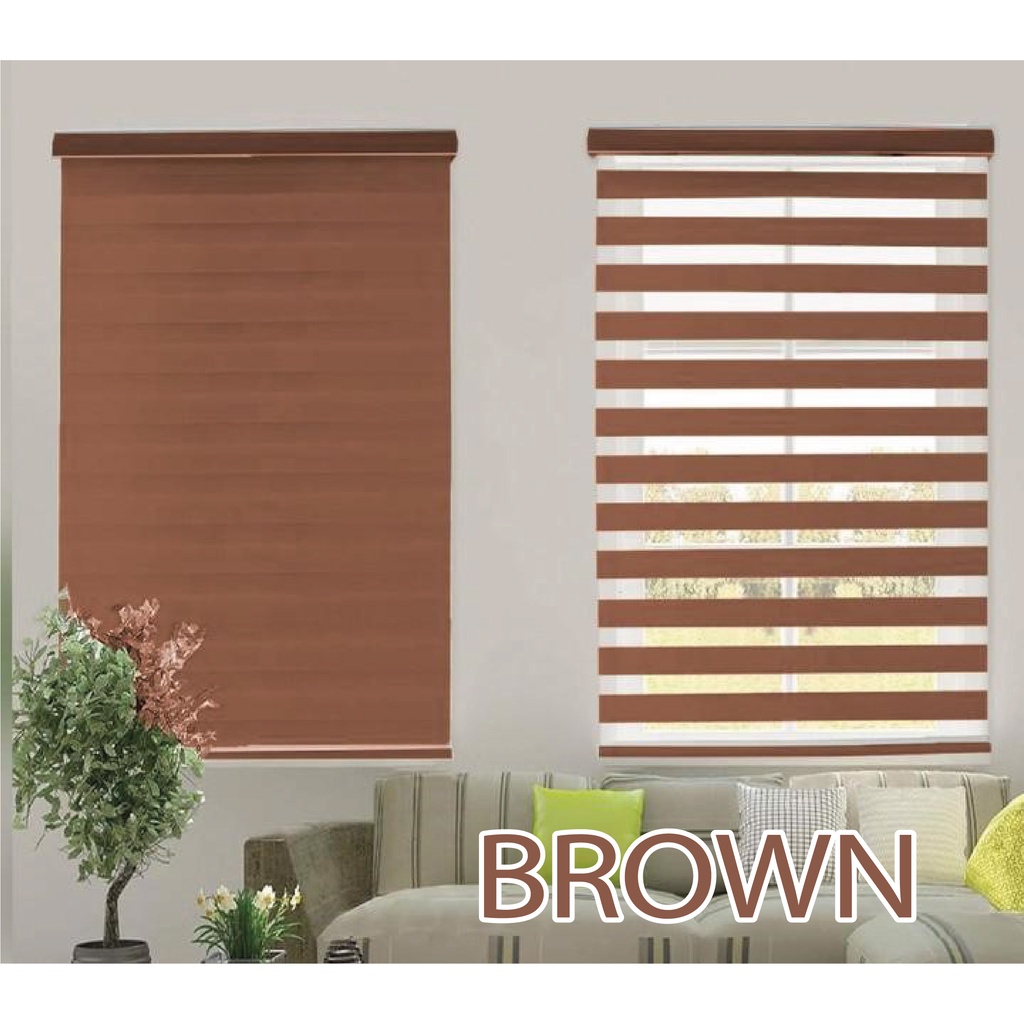 𝗭𝗘𝗕𝗥𝗔 𝗕𝗟𝗜𝗡𝗗 10 Colour / Bidai Zebra Moden / Bidai Tingkap / ROLLER