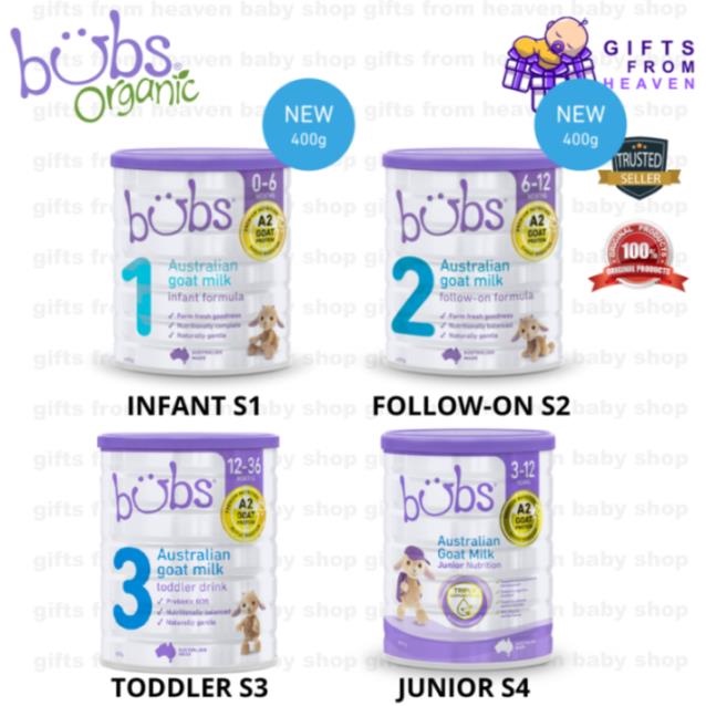 BUBS ORGANIC GOAT MILK FORMULA ASSORTED expired apr 2024 dec 2024 Shopee Malaysia