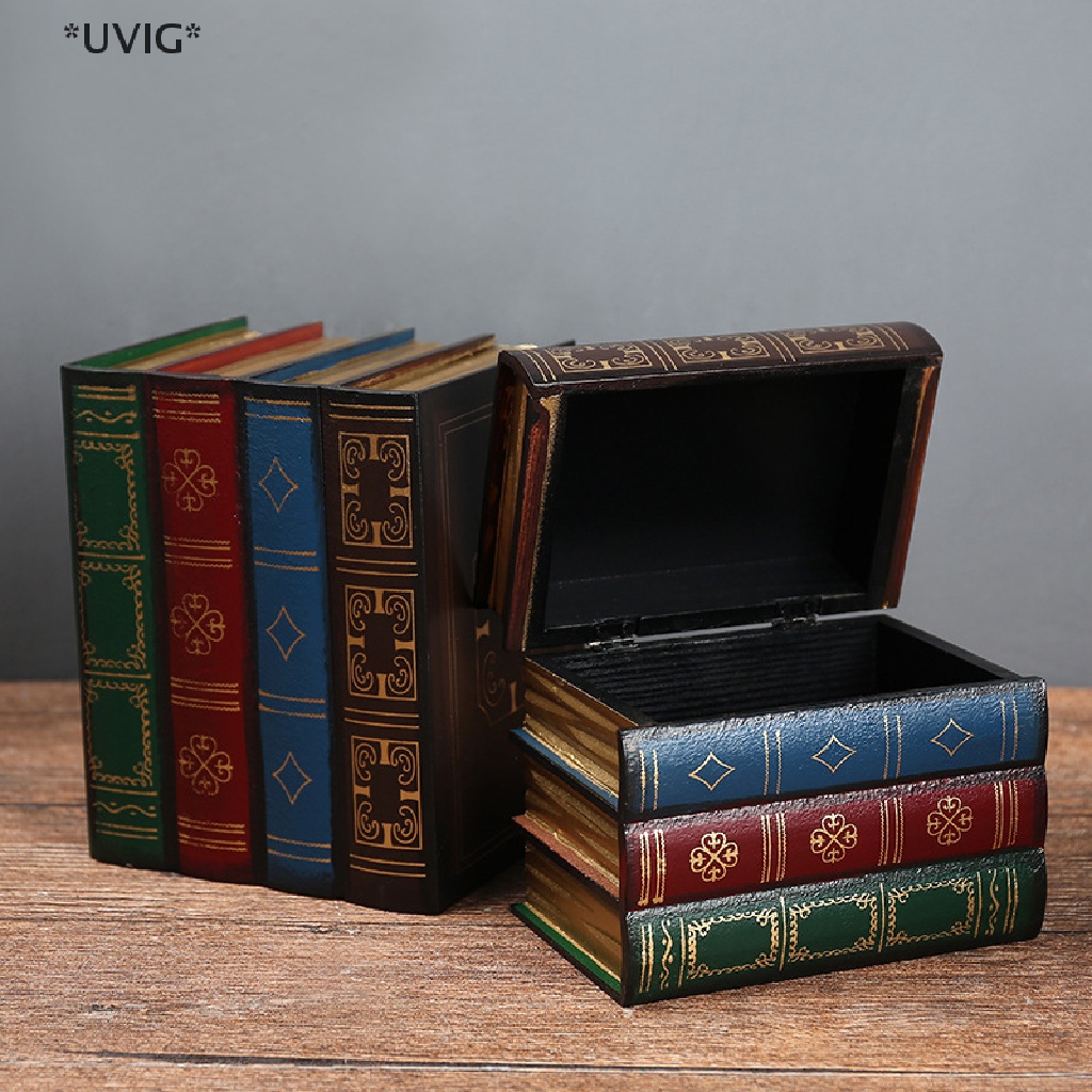 [[UVIG]] Vintage Fake Books for Decoration Retro Fake Book Bookshelf