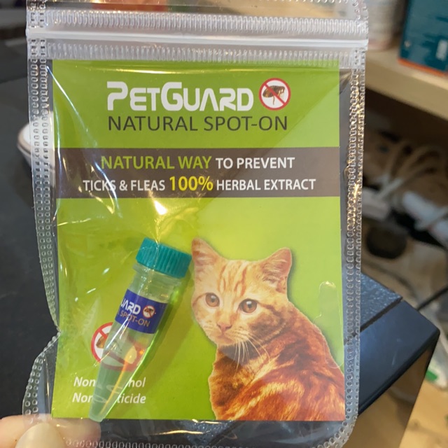 Petguard Natural Flea & Tick SpotOn 2ML Shopee Malaysia