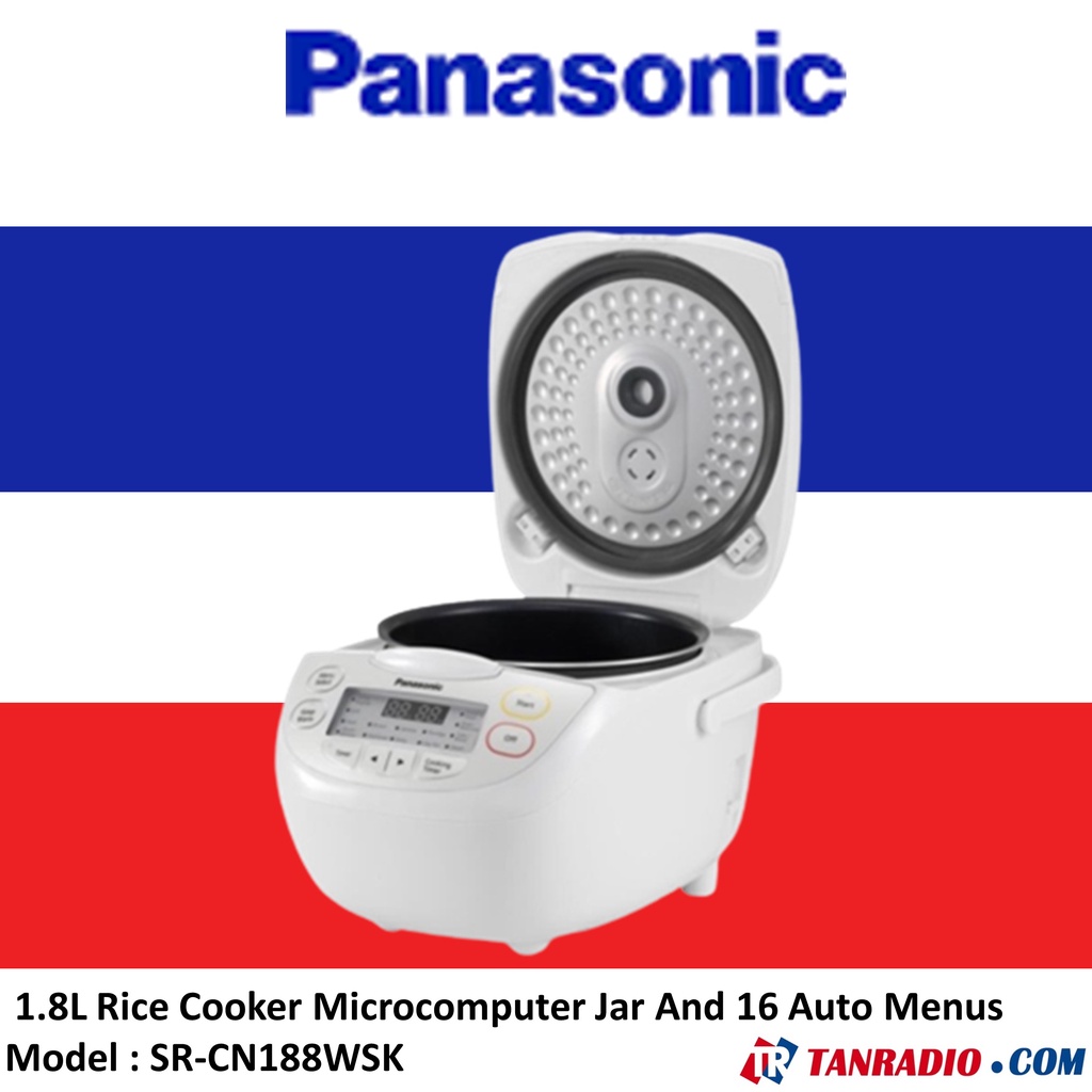 Panasonic 1.8L Rice Cooker Jar And 16 Auto Menus SR