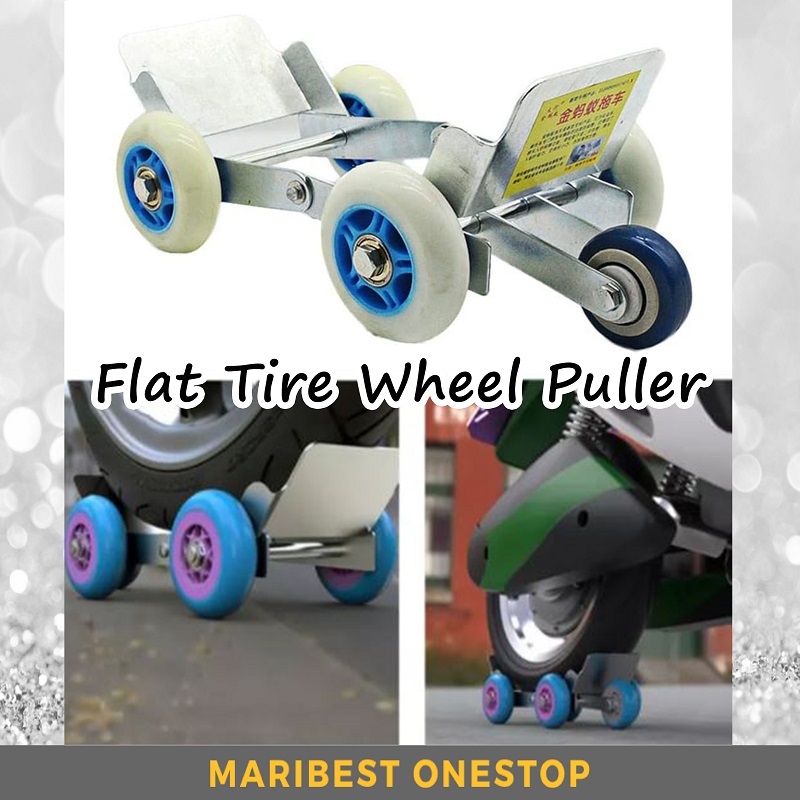 EM101 Emergency Roller Lifter Flat Tire Wheel Puller 5 Wheels Puller