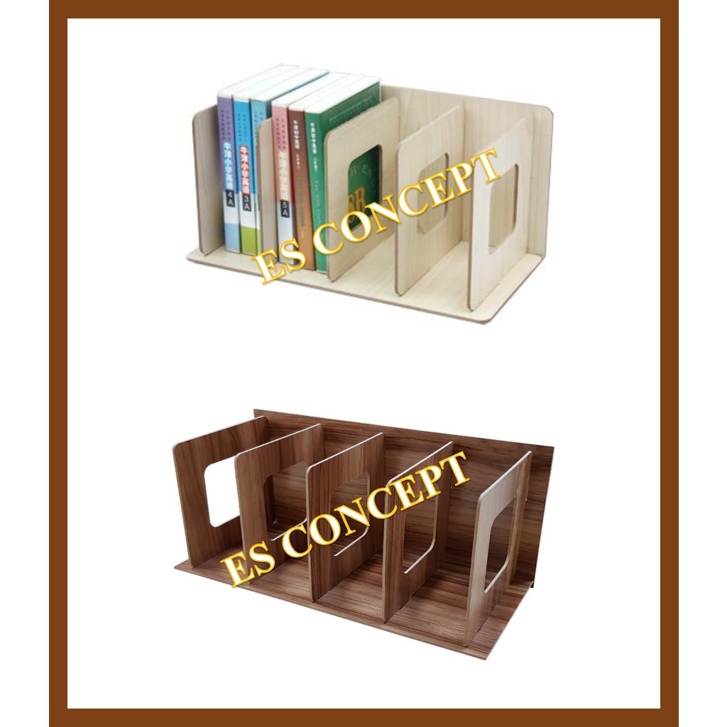 Wooden desktop book rack, DIY Wooden table book rack, wooden book shelf