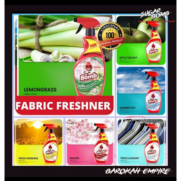 Sugarbomb Fabric Freshner Air Freshner car Perfume Original Hqsakura