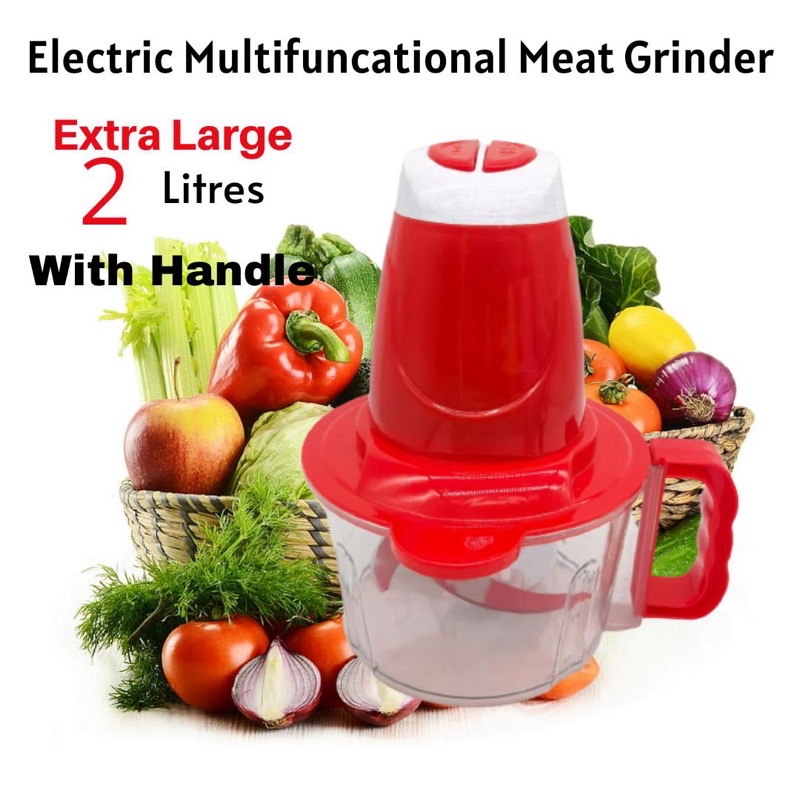 🔥PREMIUM 🔥Stainless Steel Electric Meat Grinder Blender 2L with Handle