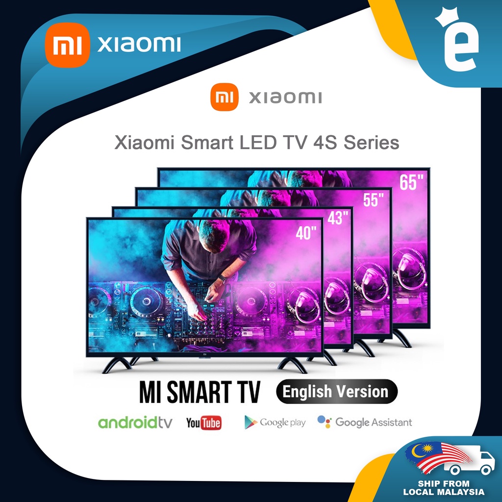 Xiaomi Mi Smart TV 32" / 40“ / 43" / 55" / 65" inch Android TV Builtin