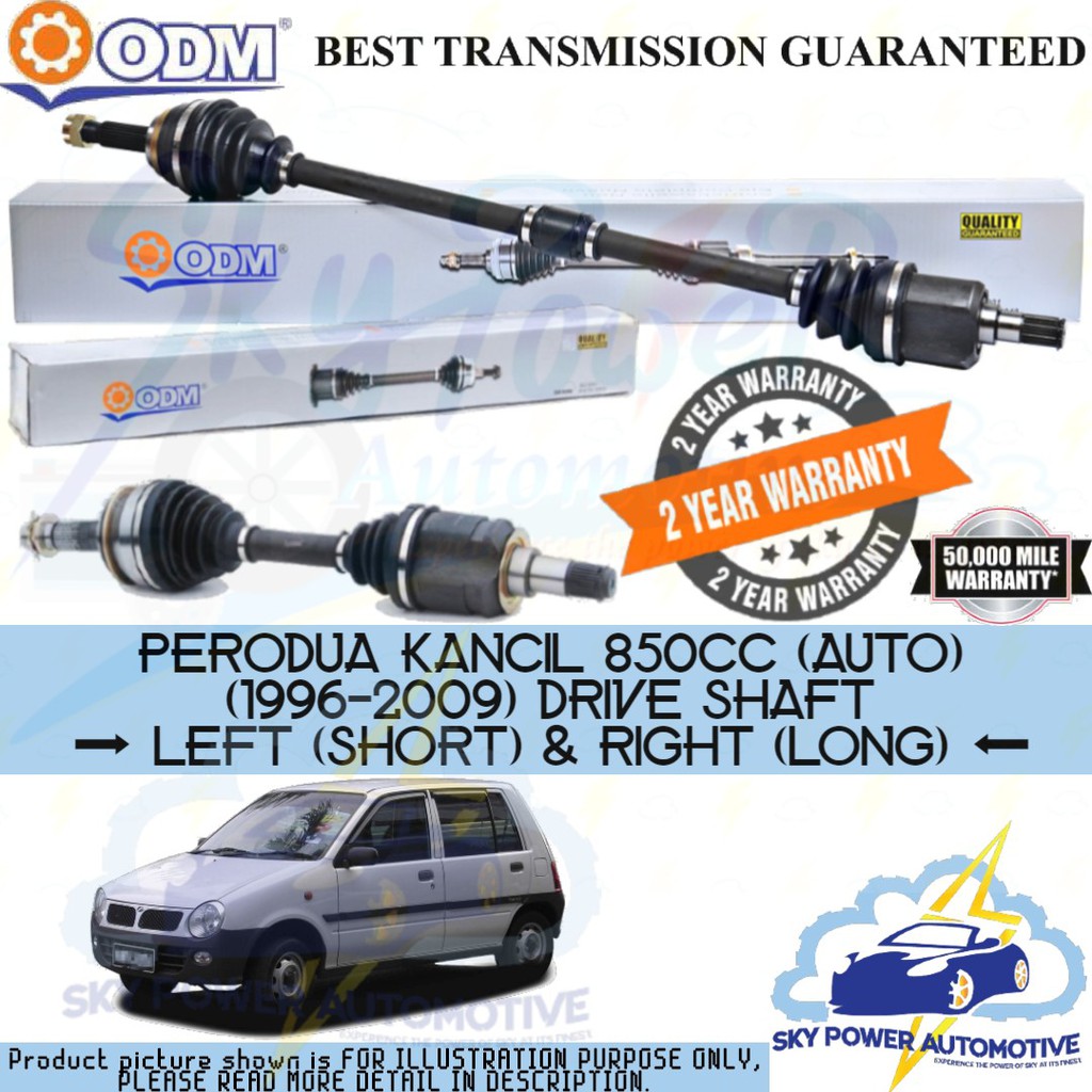 PERODUA KANCIL 850CC (AUTO) (19962009) ODM (CYCAR) DRIVE SHAFT (LEFT