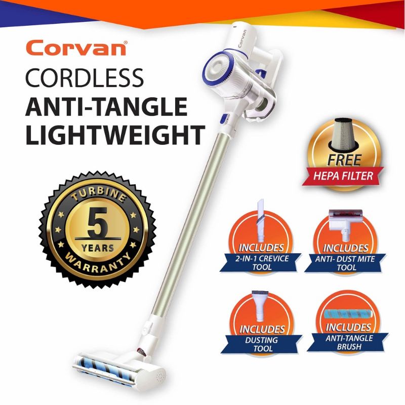 Corvan CORDLESS VACUUM CLEANER K9 Shopee Malaysia