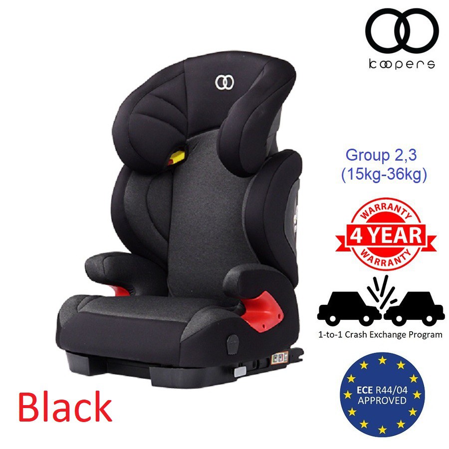 Koopers Nex+ BELT/ISOFIX ISOFIT HighBack Booster Child Safety Car Seat