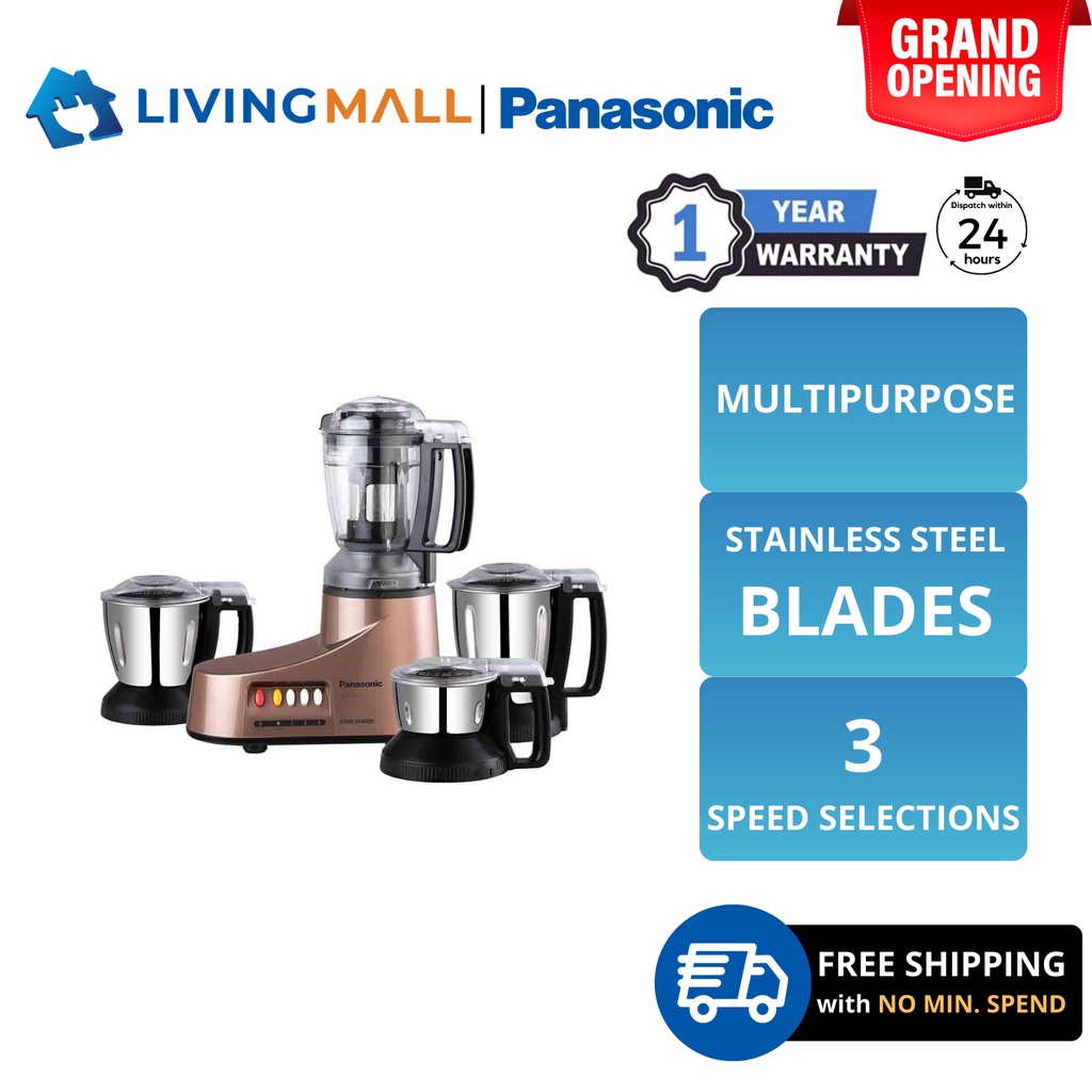 Panasonic MXAC400 Mixer Grinder 4 Jars (1000W) MXAC400TSK Fruit