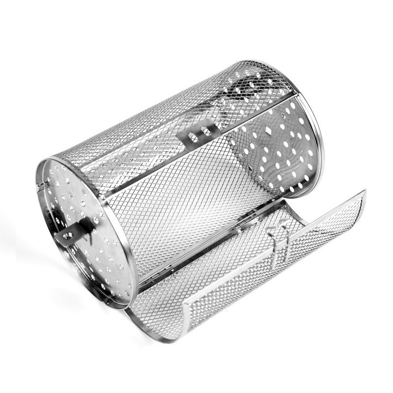 Ossayi Stainless Steel Oven Rotating Grill Cage Nuts Coffee Beans