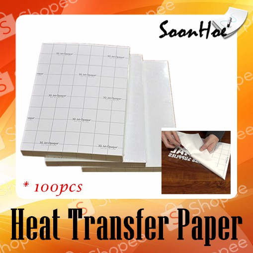 A4 Neenah 3G JETOPAQUE Heat Transfer Paper (Dark Paper) 100pcs Shopee Malaysia