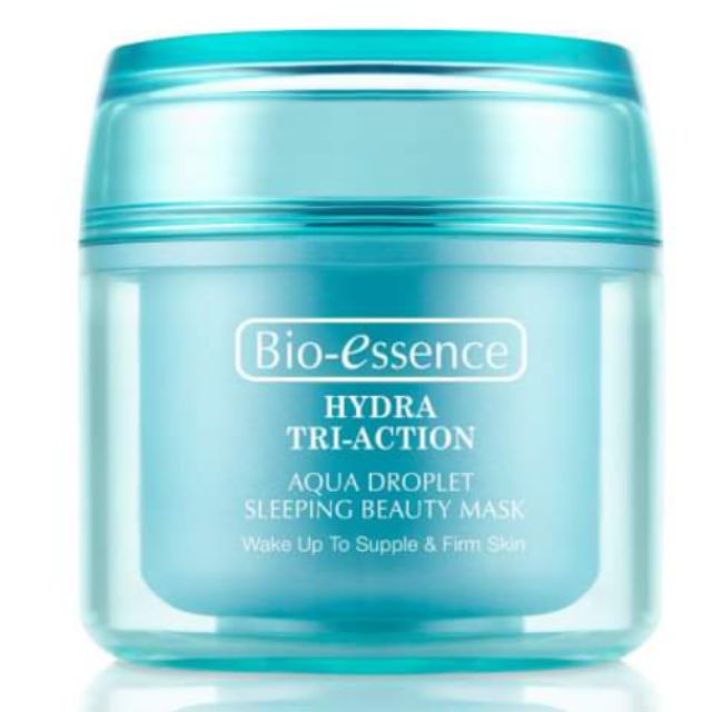 Bioessence hydra triaction aQua droplet sleeping beauty mask 80g Shopee Malaysia