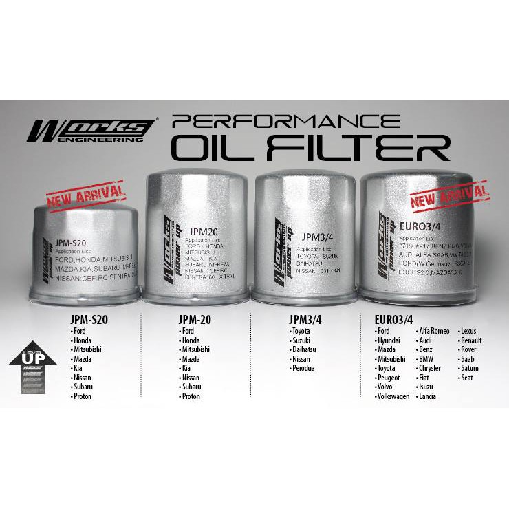 High Flow Engine Oil Filter Booster Works Engineering 100 Genuine