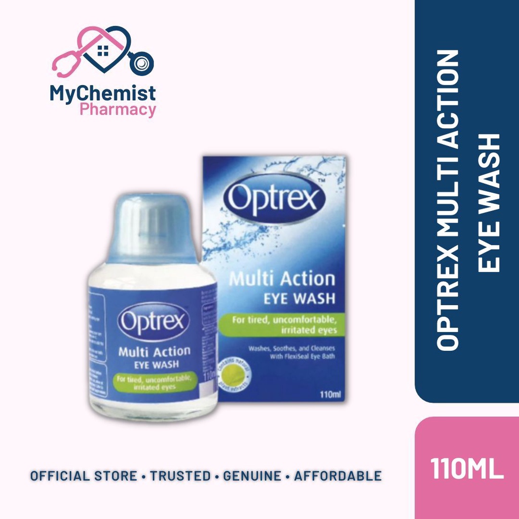 Optrex Multi Action Eye Wash 110ML for Tired, & Irritated