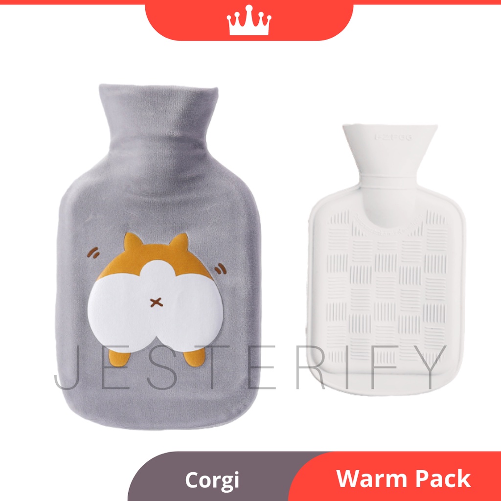 🔥Ready Stock🔥 Cute Hot Water Bag Warm Stomach Bag Hot Water Bottle Menstrual Period Bag Hot