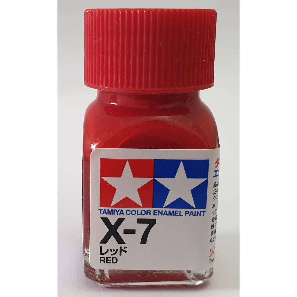 Tamiya Enamel X7 Red 10ml Cat Gundam Model Kit Shopee Malaysia