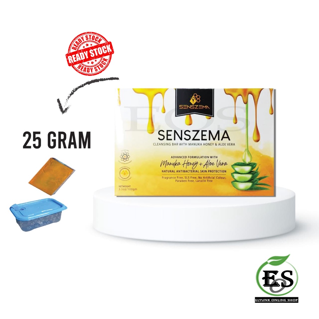 SENSZEMA Cleansing Bar For Eczema. Psoriasis, Scabies, Water worm