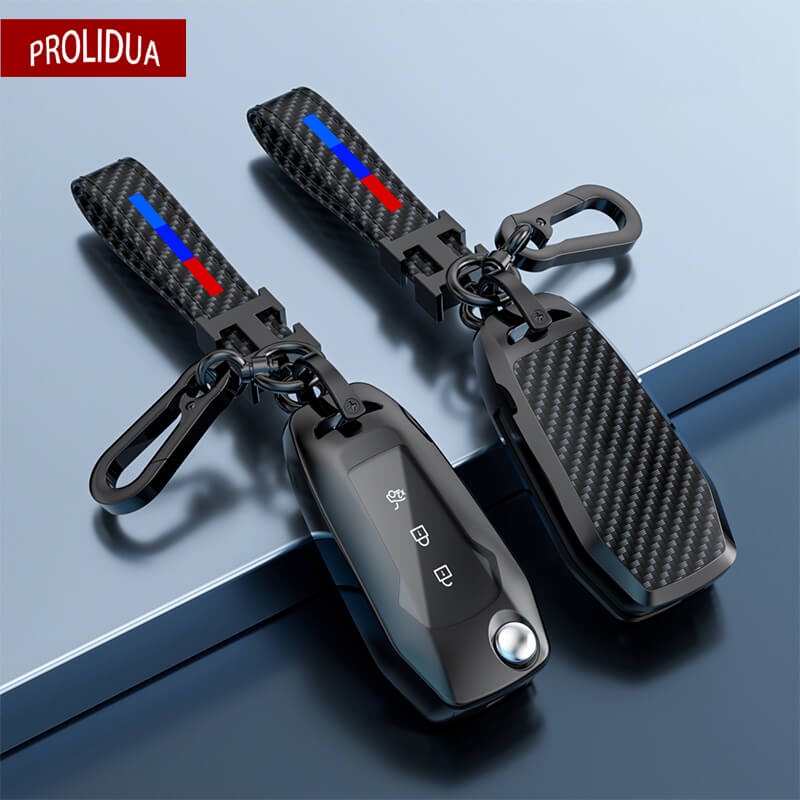 Flip Key Metal Car Key Cover Casing Accessories For Ford Ranger