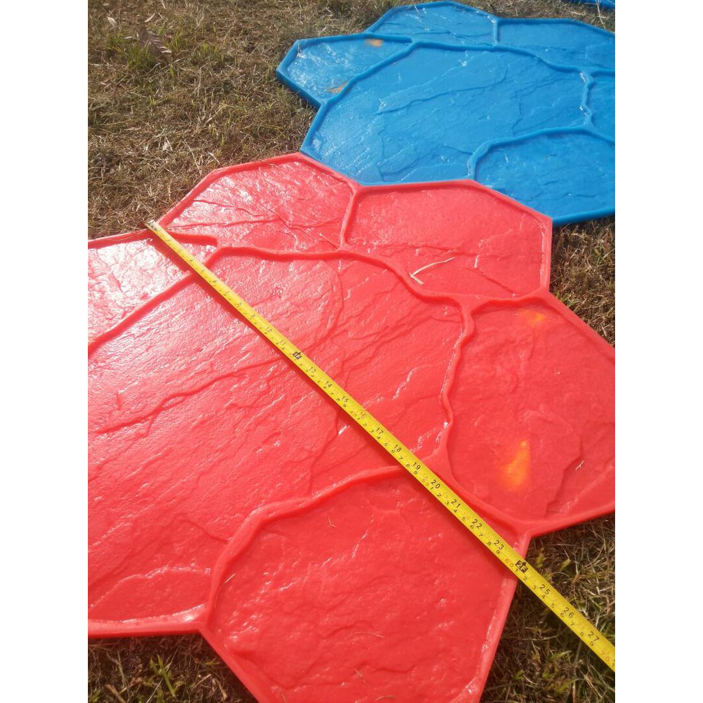 CONCRETE IMPRINT STAMP MAT ACUAN SIMEN Mould stamp imprint concrete