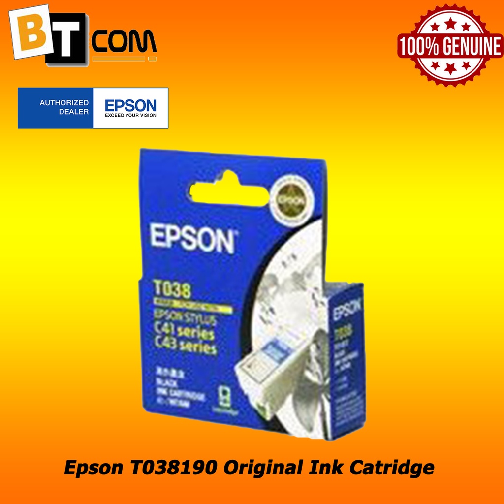 Epson T038190 Original BLACK Ink Catridge (expired ink) Shopee Malaysia
