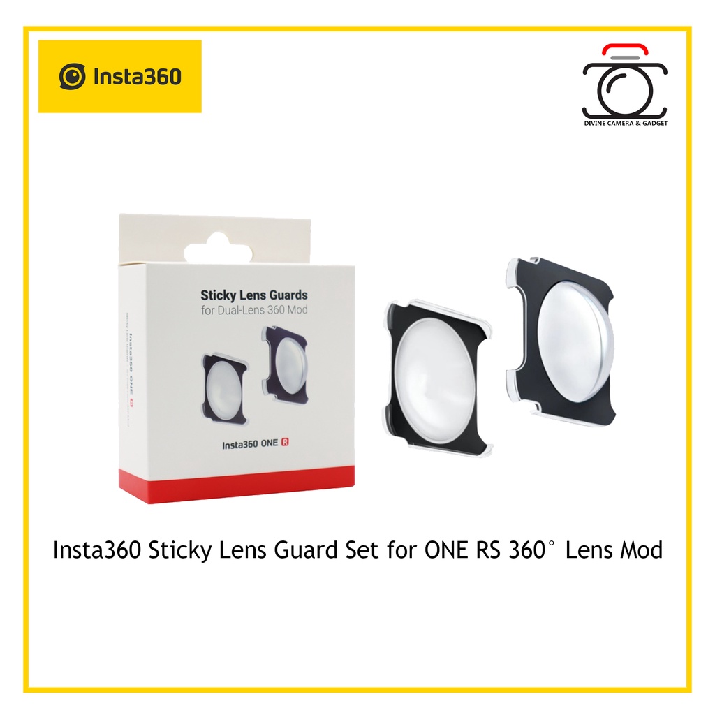 Insta360 Sticky Lens Guard Set for ONE RS 360° Lens Mod Shopee Malaysia