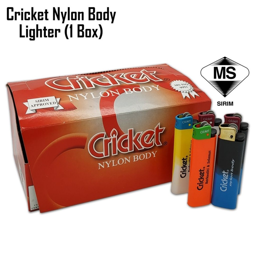 Cricket Disposable Gas Lighter / Pemetik Api Gas Cricket (1 Box 50