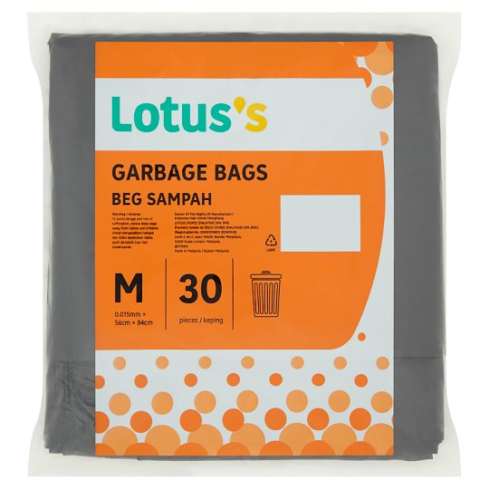 Lotus's Tesco Heavy Duty Garbage Bag Oxodegradable Plastik Sampah S,M