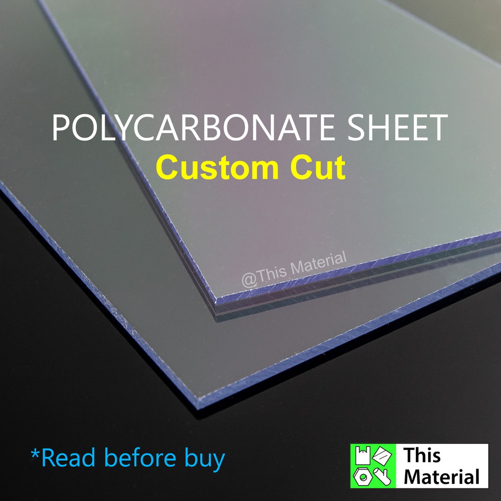Custom Cut Polycarbonate Sheet PC Sheet Shopee Malaysia