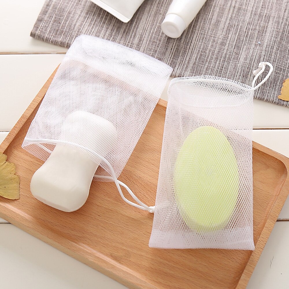 Soap Exfoliating Bags,Soap Saver Made Sisal Mesh Soap Bag Bar Soap Bag