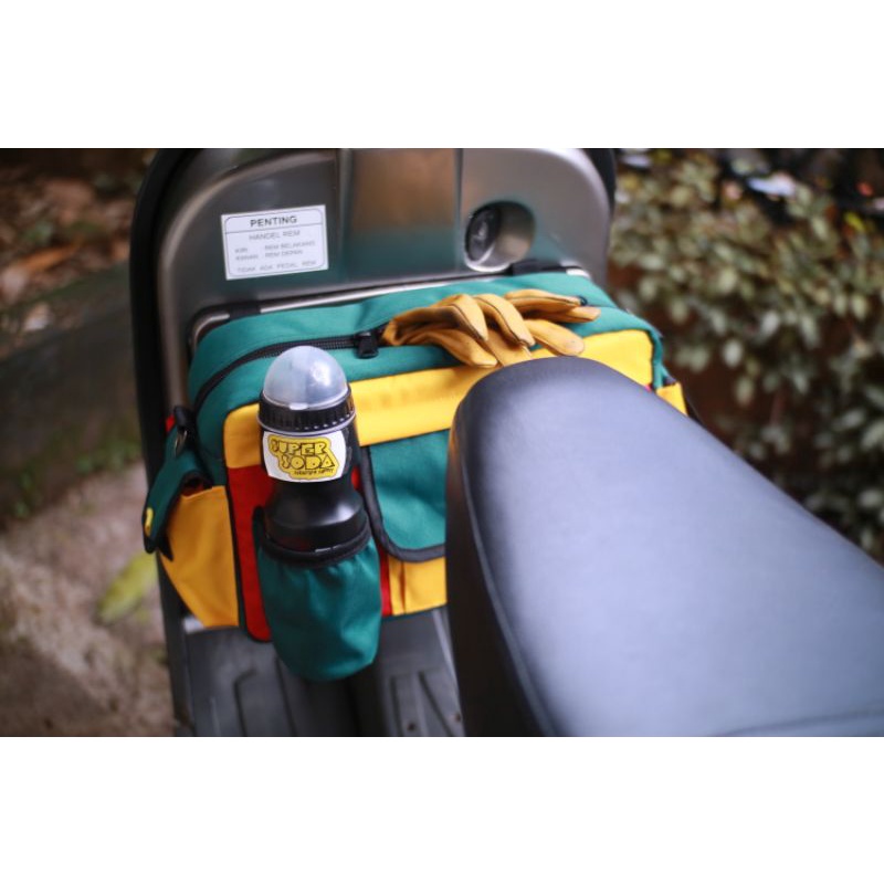 HIJAU Vespa JUMBO Luggage Bag Combination Green Yellow Shopee Malaysia