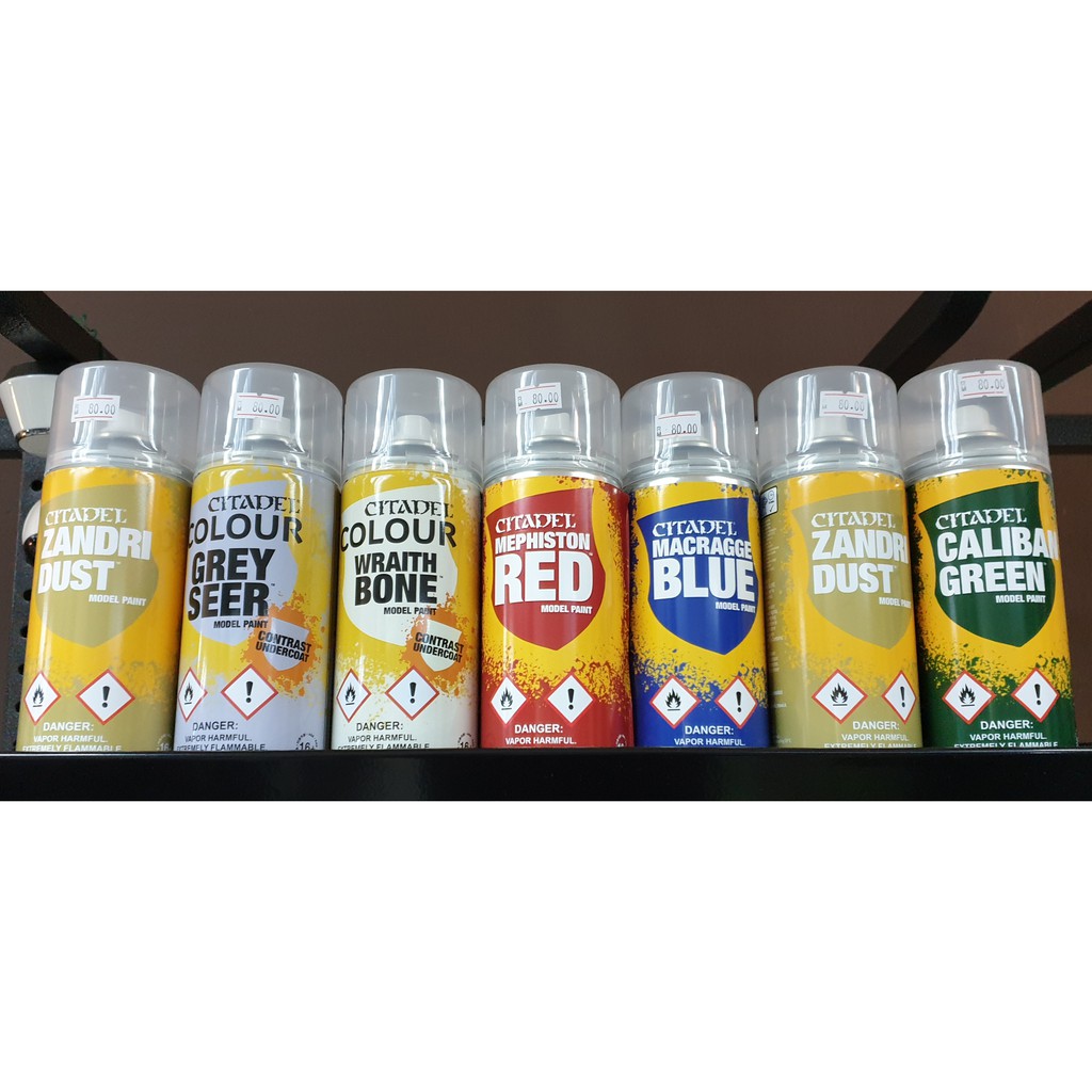 Citadel Spray Paint Makes undercoating and basing models simple