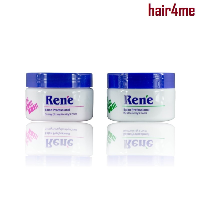 Rene Strong Rebonding Straightening & Neutralizer Cream (120mlx2
