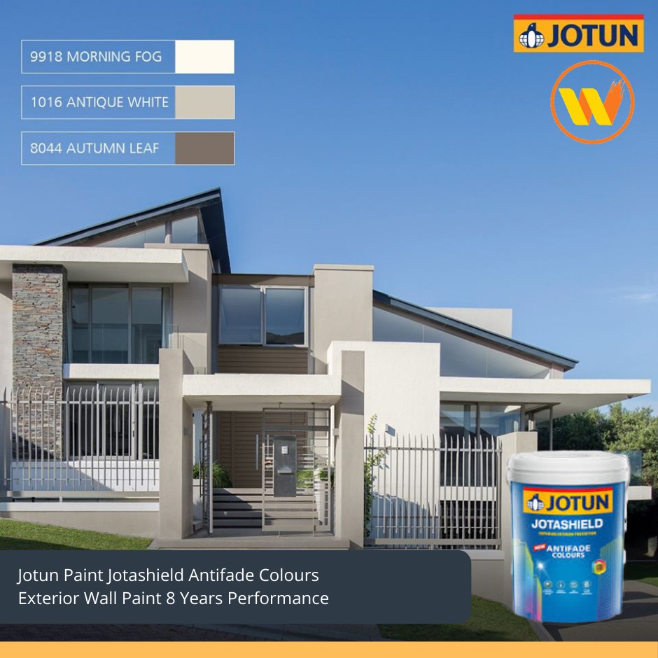 20Litre Jotun Paint Jotashield AntiFade Exterior Colour Combination 1