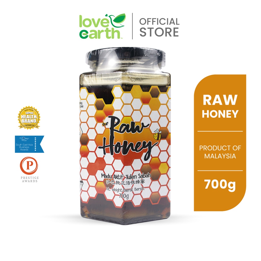 Love Earth Raw Honey 700g Shopee Malaysia
