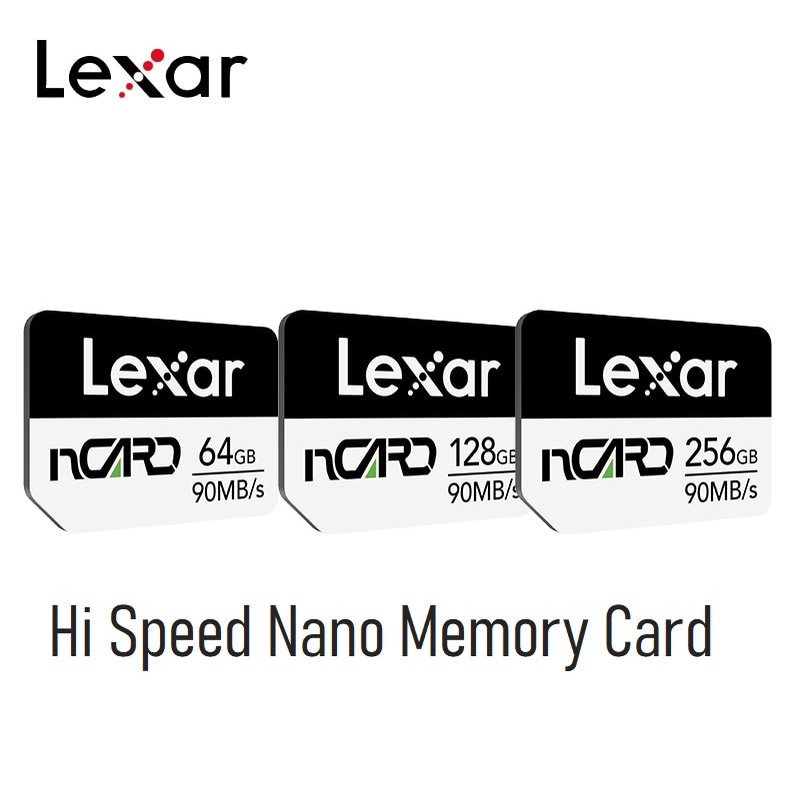 100 Ori original Genuine Lexar nCARD Nano Memory Card for HUAWEI 64GB