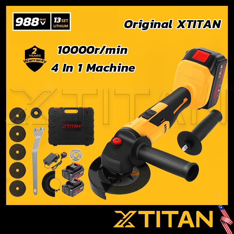 Cordless Angle Grinder Grinding Metal Cutter Brushless Grinding Tool