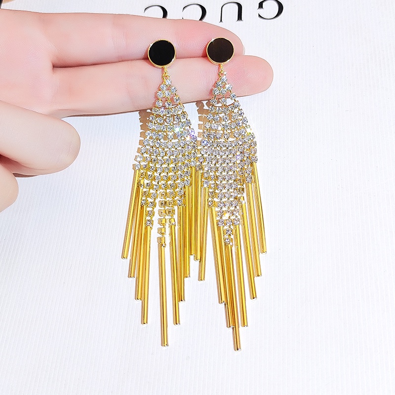 [JiuDuoLan] Women's European American Retro Tassel Earrings, HighEnd